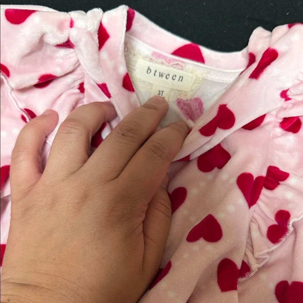 Pink Heart Kids Matching Set